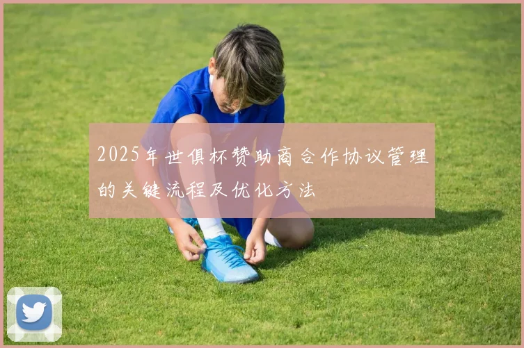 2025年世俱杯赞助商合作协议管理的关键流程及优化方法